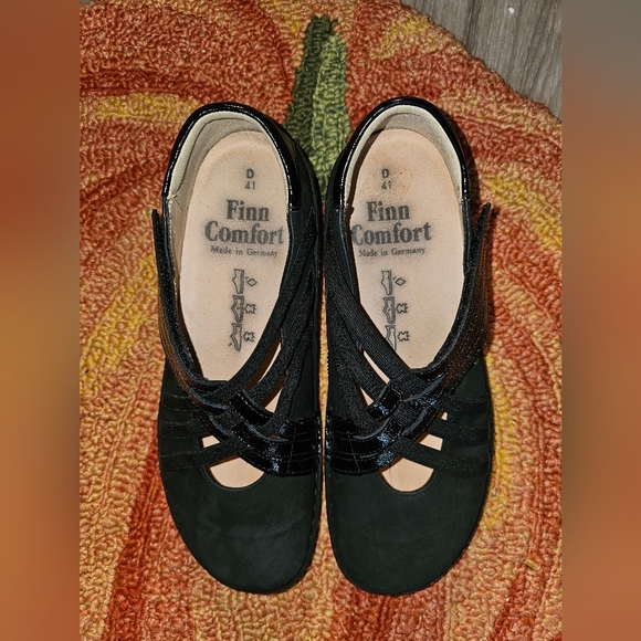 FINN COMFORT Beautiful Black Comfort Shoes 10/41 EXCELLENT! - Picture 3 of 4